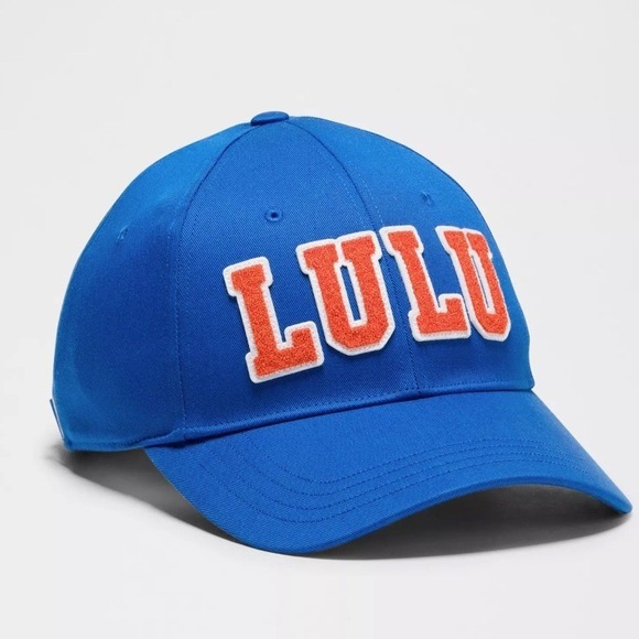 lululemon athletica Accessories - Lululemon Structured Ball Cap Collegiate Blue & Orange Unisex L/XL NWT 💙🧡🎀